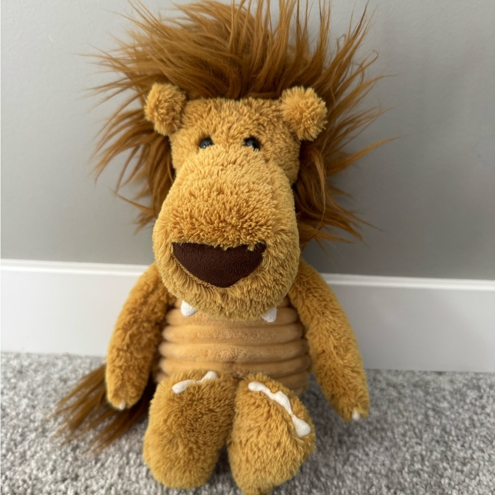 Jellycat Snaggle Baggle Lawrence Lion Tan